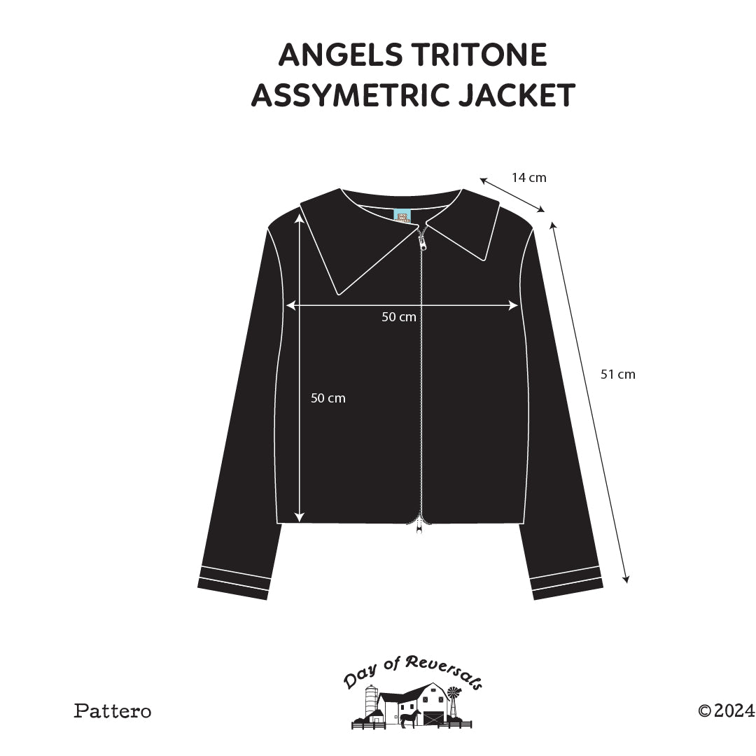 Angel Tritone Assymetric Jacket