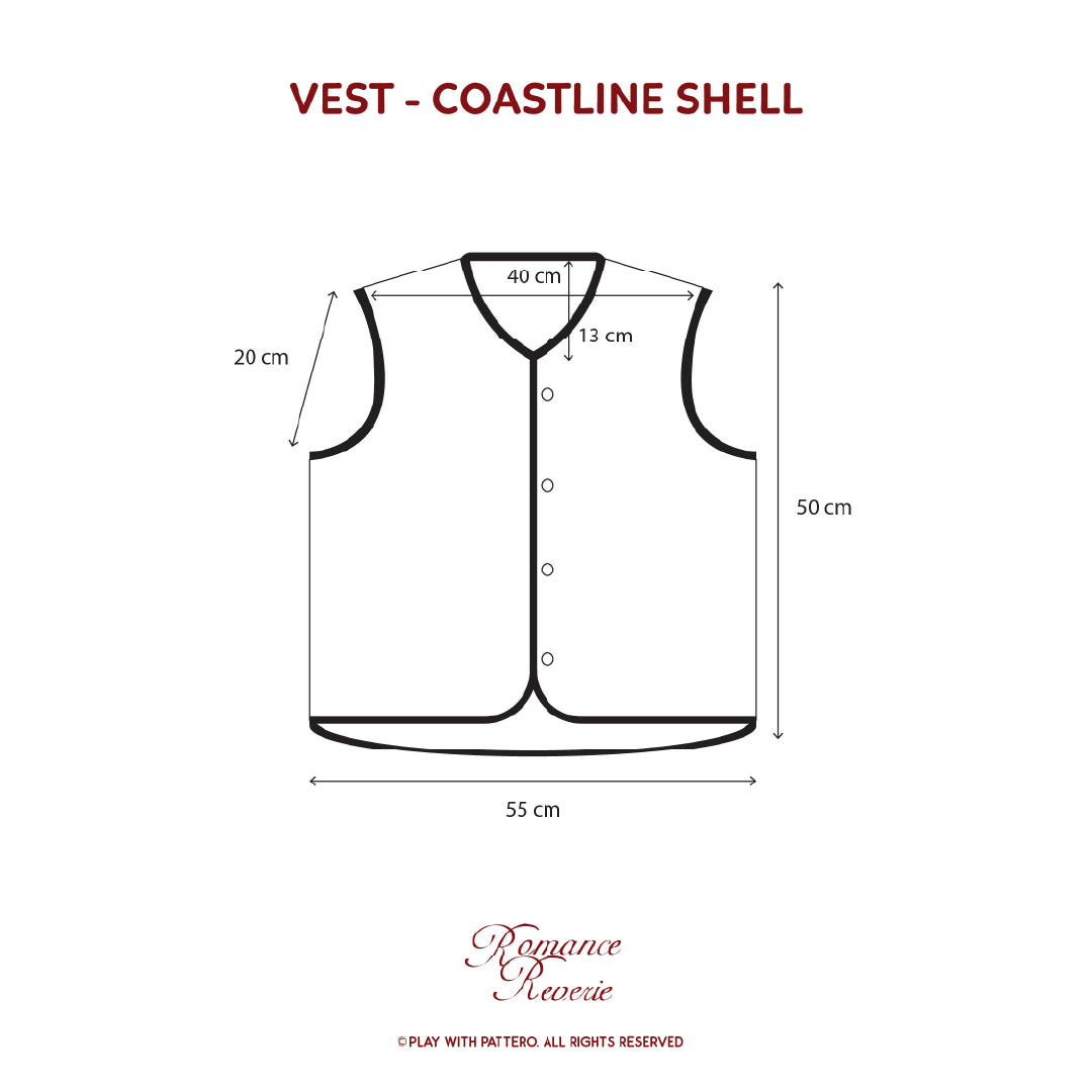 Coastline Shell Vest Blue