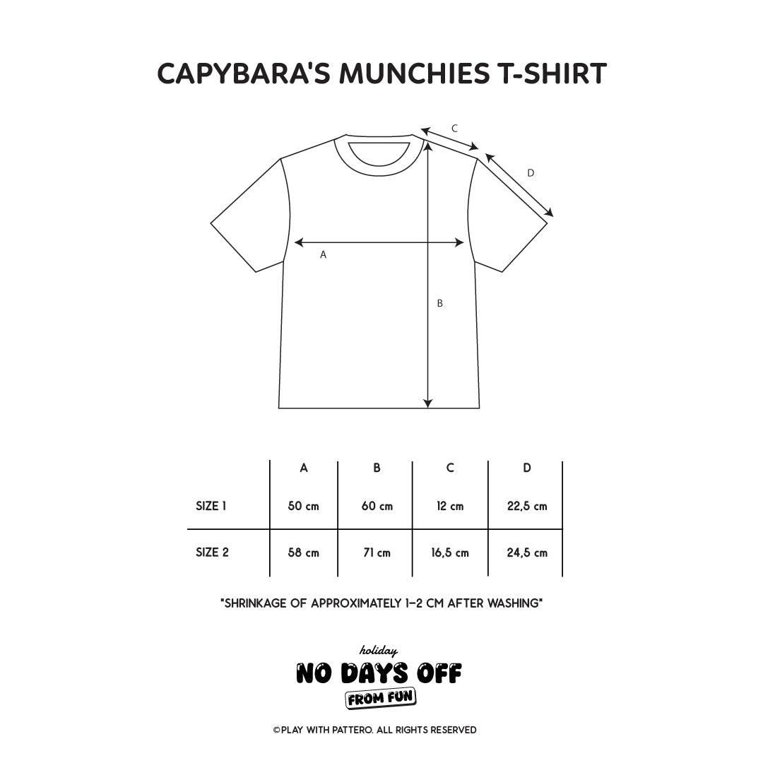 Capybara's Munchies T-Shirt