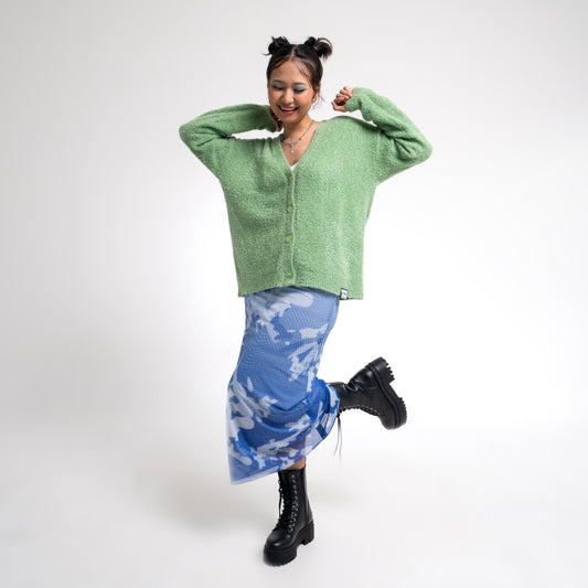Fern Seaweed Cardigan
