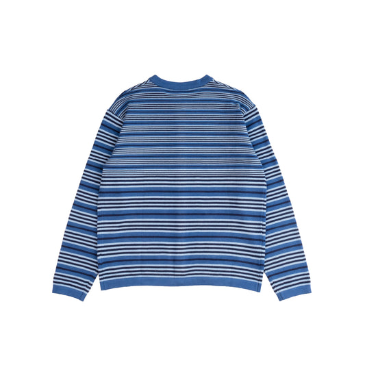 Pattero - Drizzle Knit Stripe Cardigan