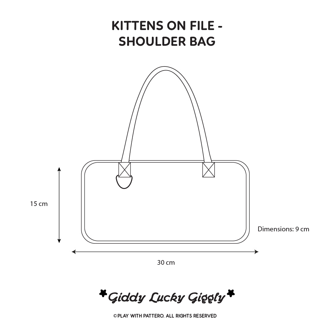Kittens On File Shoulder Bag