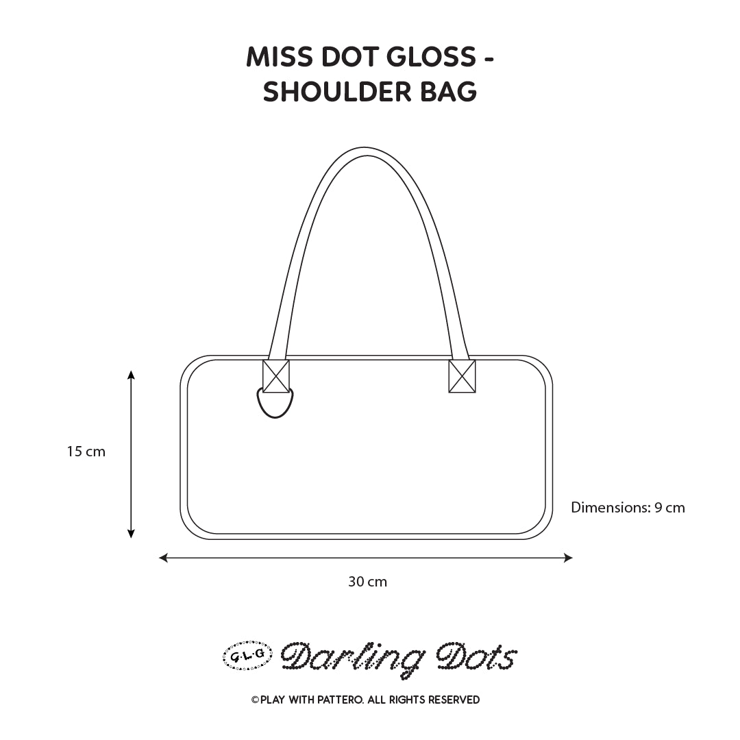 Miss Dot Gloss Shoulder Bag