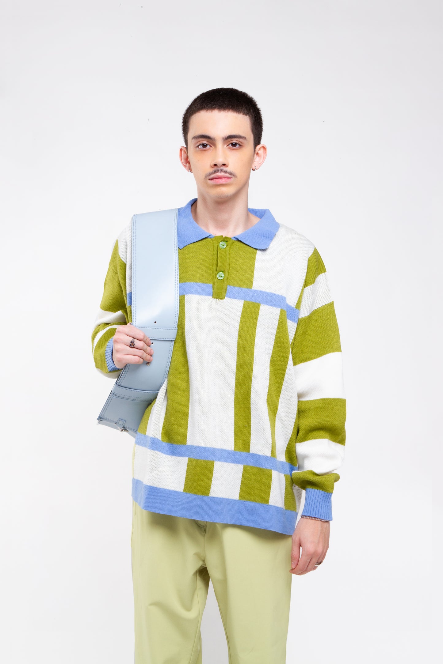 Bookshelf Polo Shirt Longsleeve