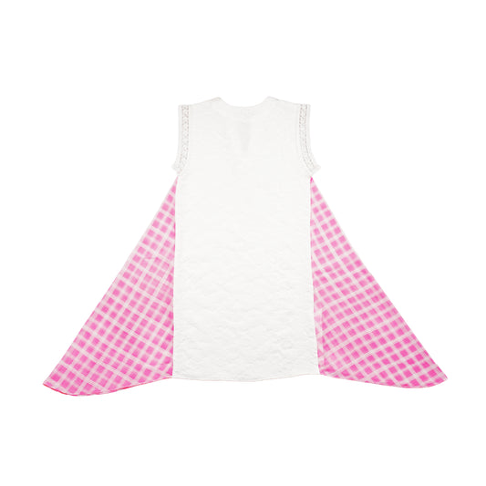 White Galore Peony Dress