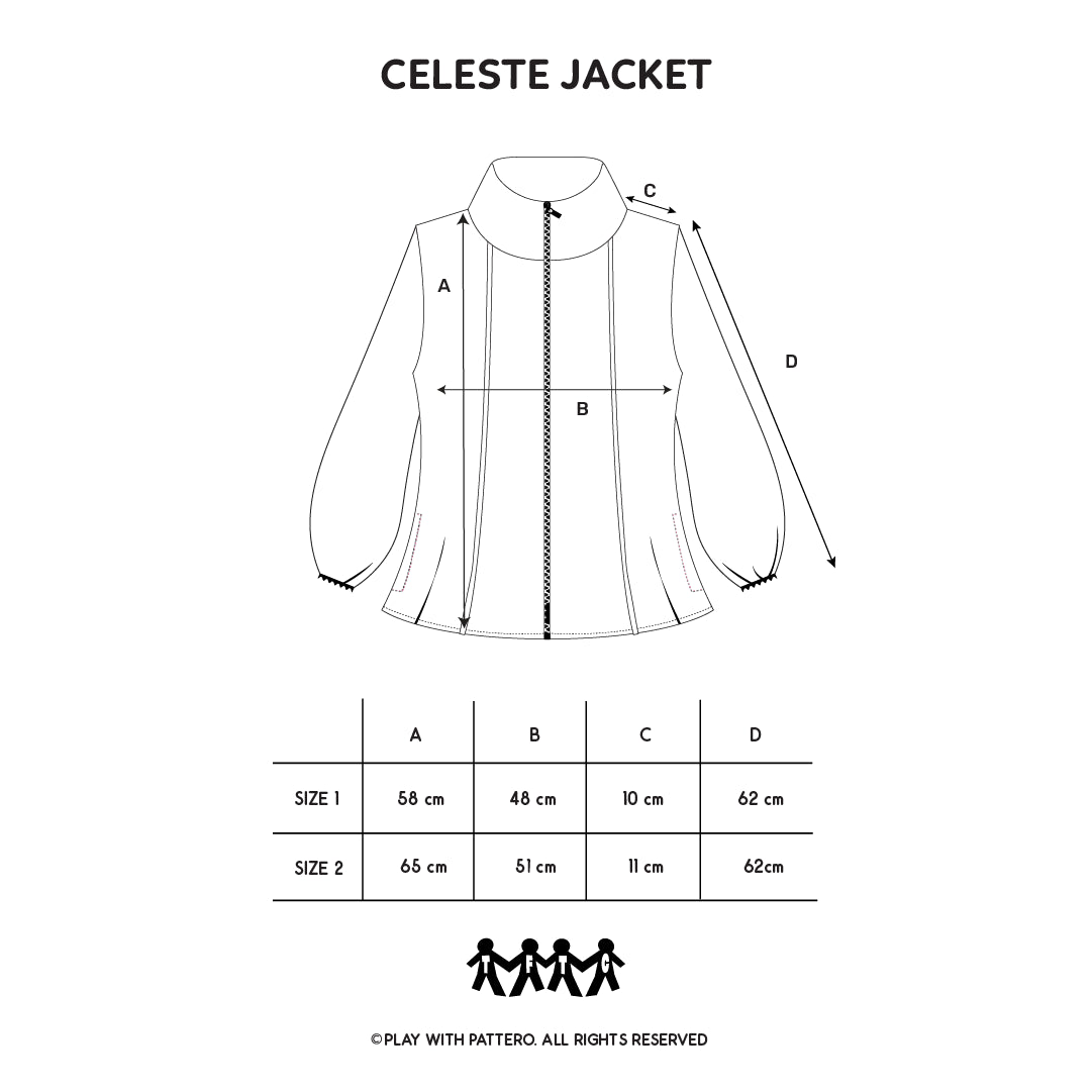 Celeste Plaid Puff Jacket