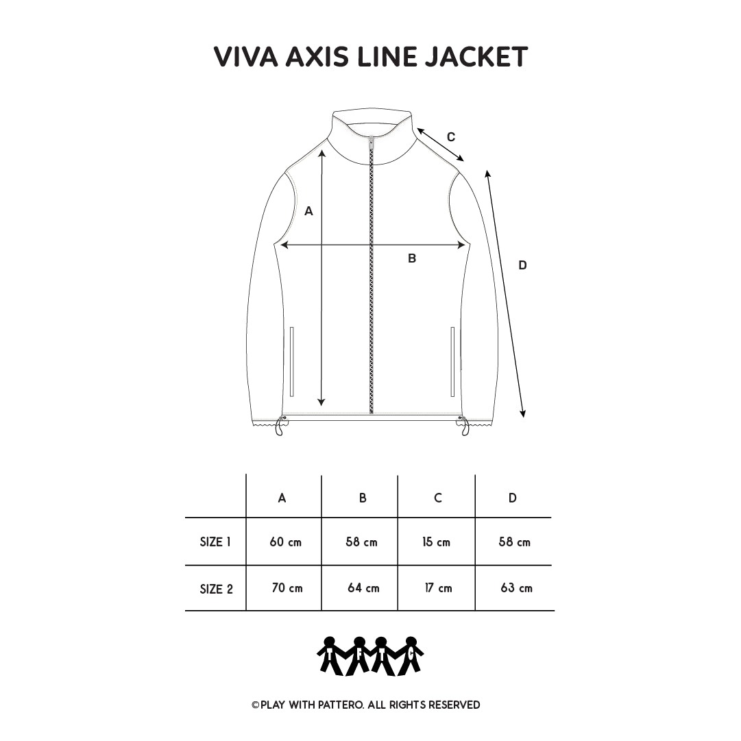 Viva Axis Line Jacket - Blue
