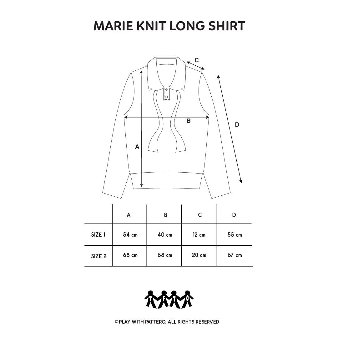 Marie Knit Polo Shirt Longsleeve