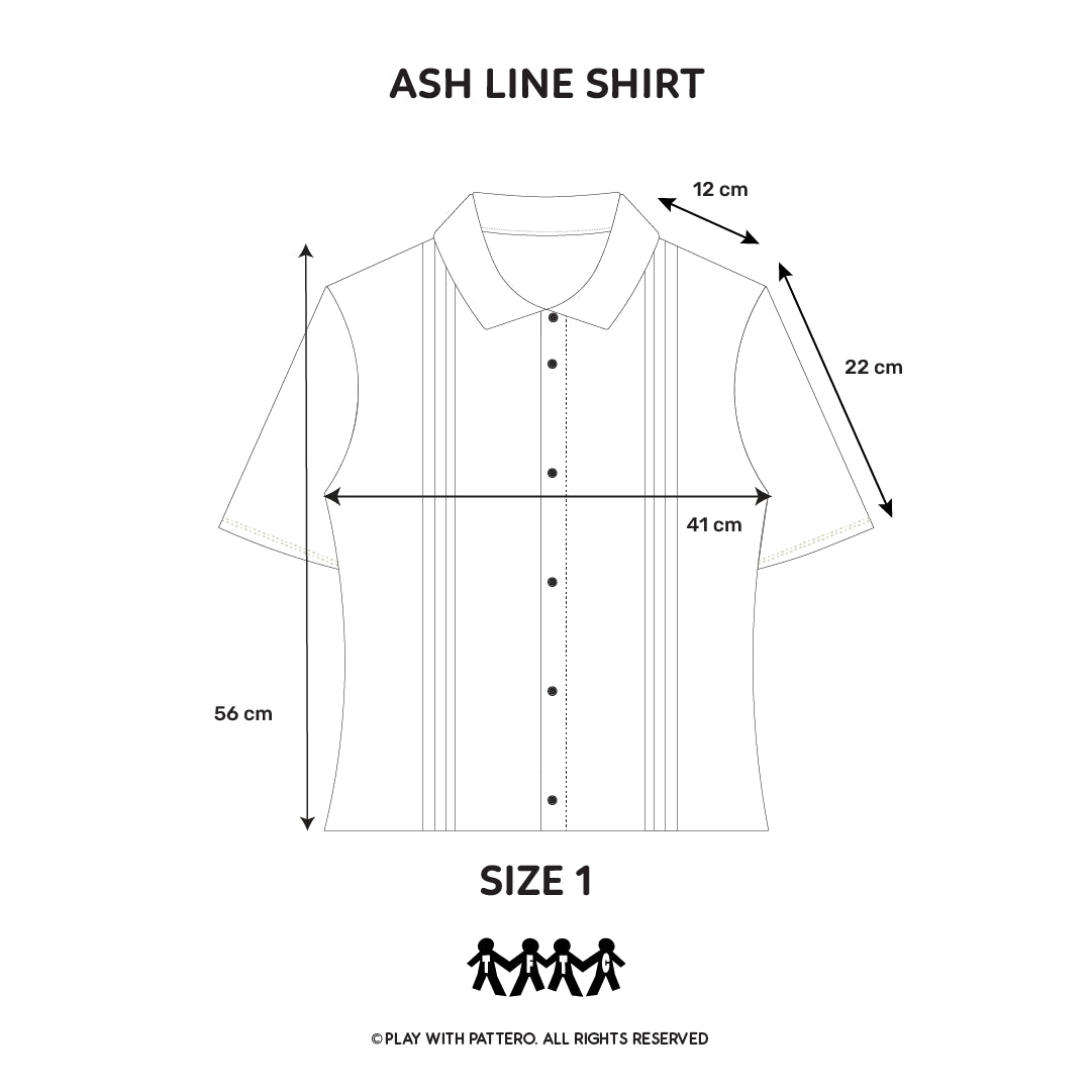 Ash Line Plaid Fitted Shirt