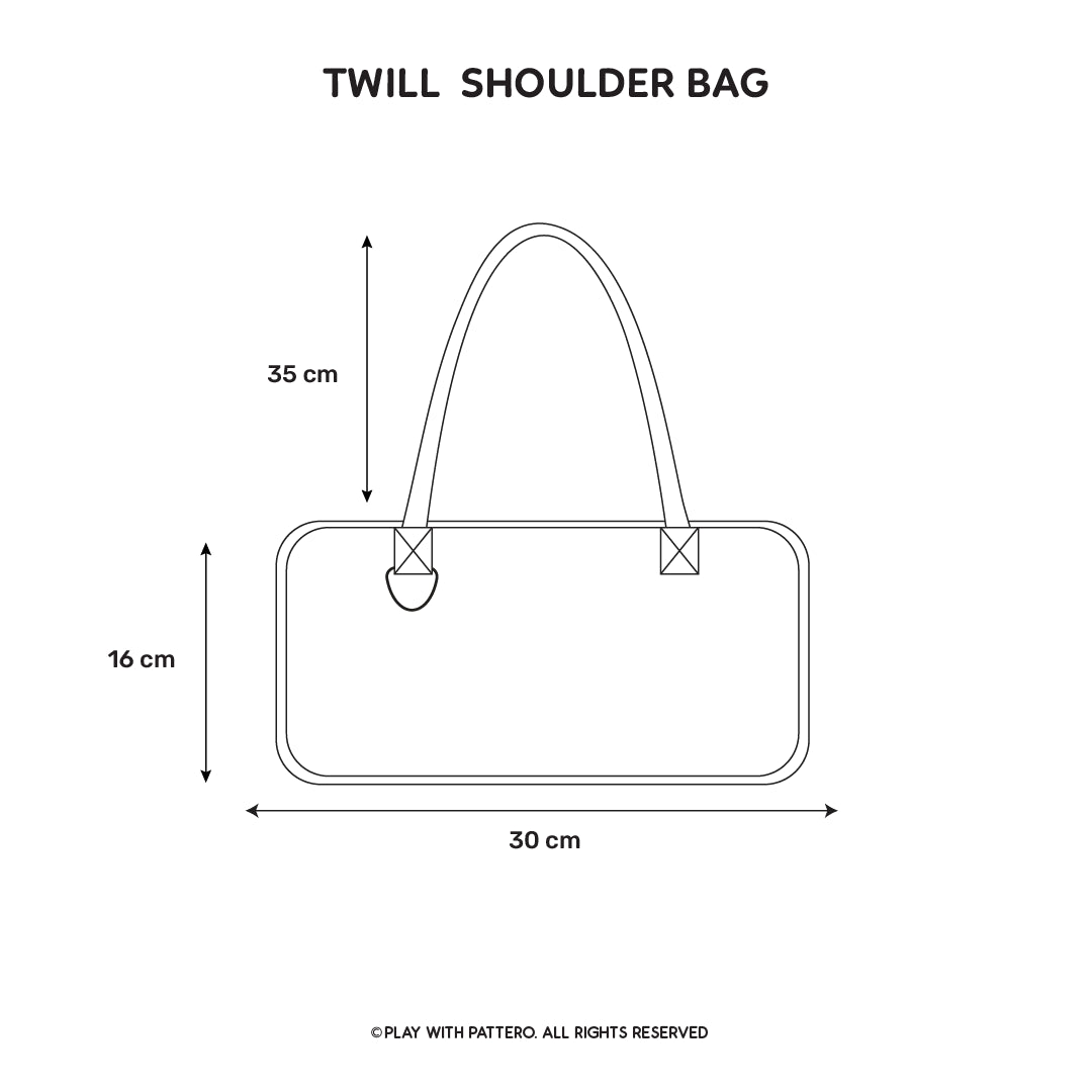Pattero - Tas Bahu Wanita Twill Shoulder Bag
