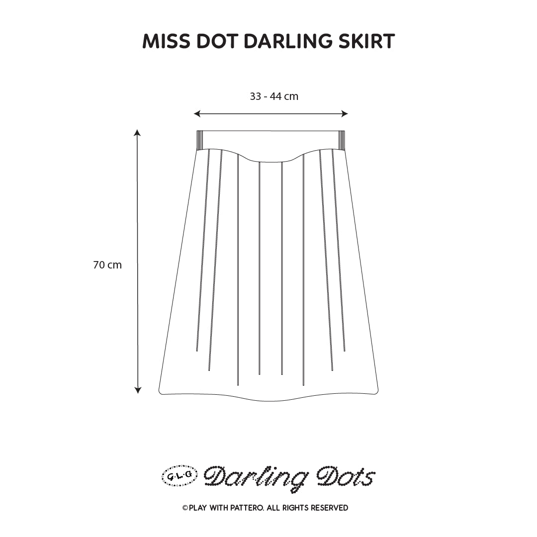 Miss Dot Darling Skirt