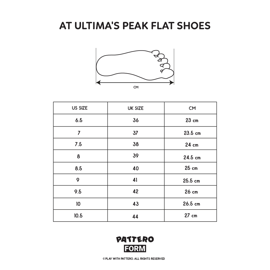 At Ultima's Peak Flat Shoes