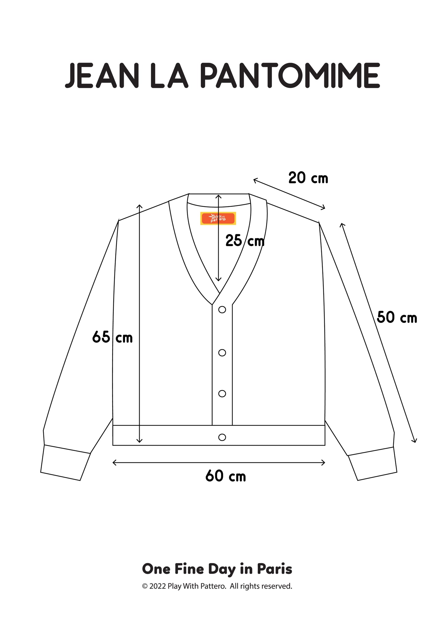Jean La Pantomime Cardigan