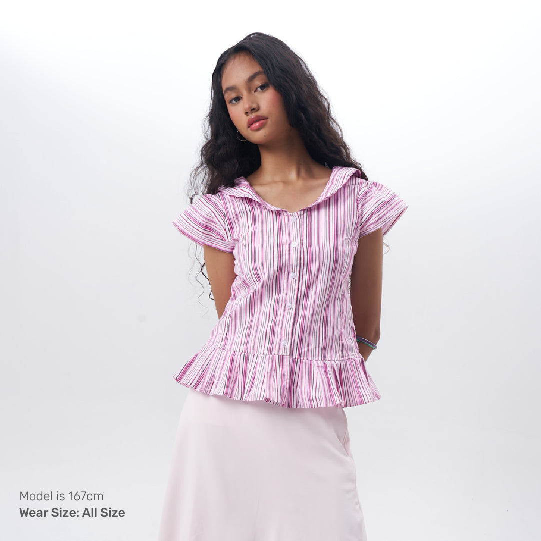 gimmepattero - Fitted Shirt in Pink