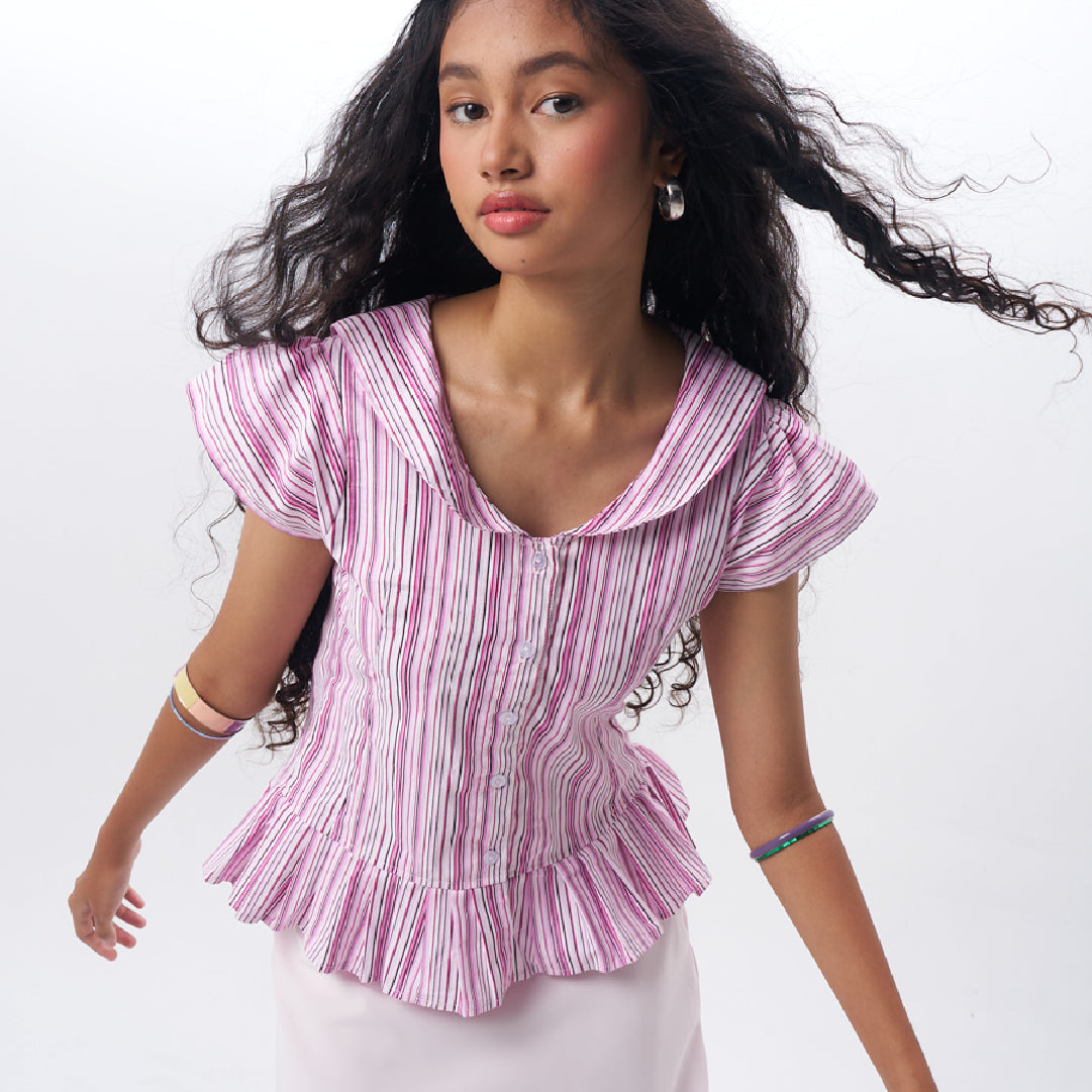 gimmepattero - Fitted Shirt in Pink