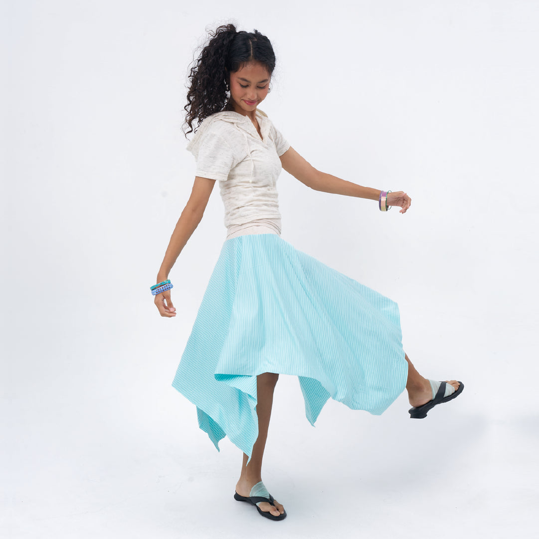gimmepattero - Buttercup Foldover Skirt in Misty