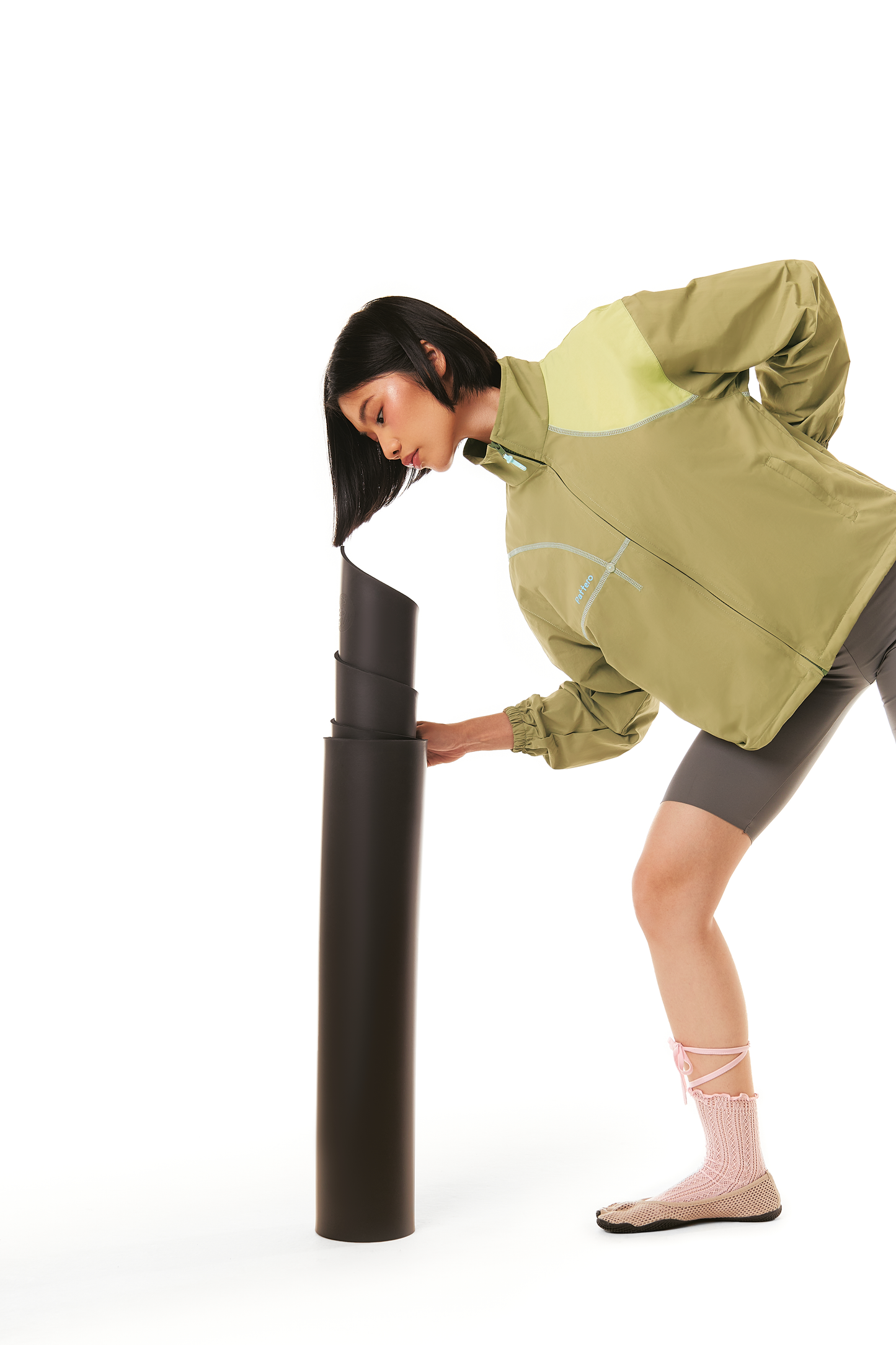 Lunar Track Jacket In Green