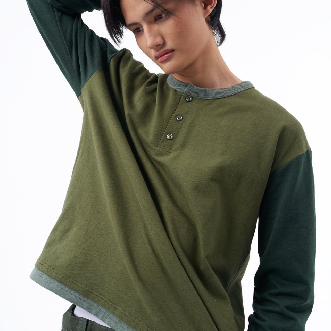 gimmepattero - Layered Elphaba Henley
