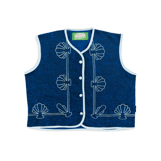 Coastline Shell Vest Blue