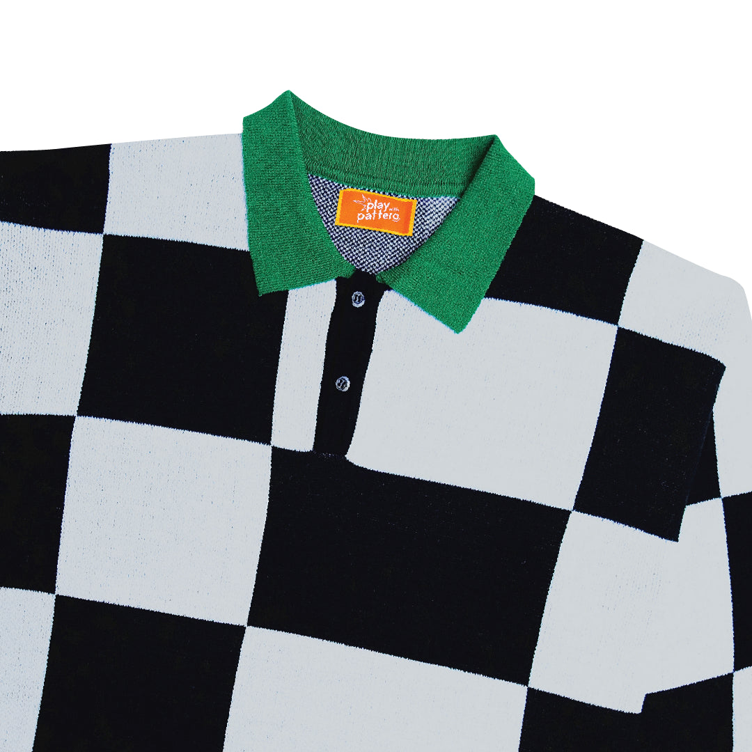 Emerald Checkered Polo Shirt