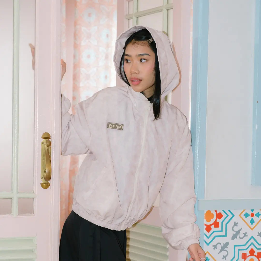 Girl On The Go In Beige