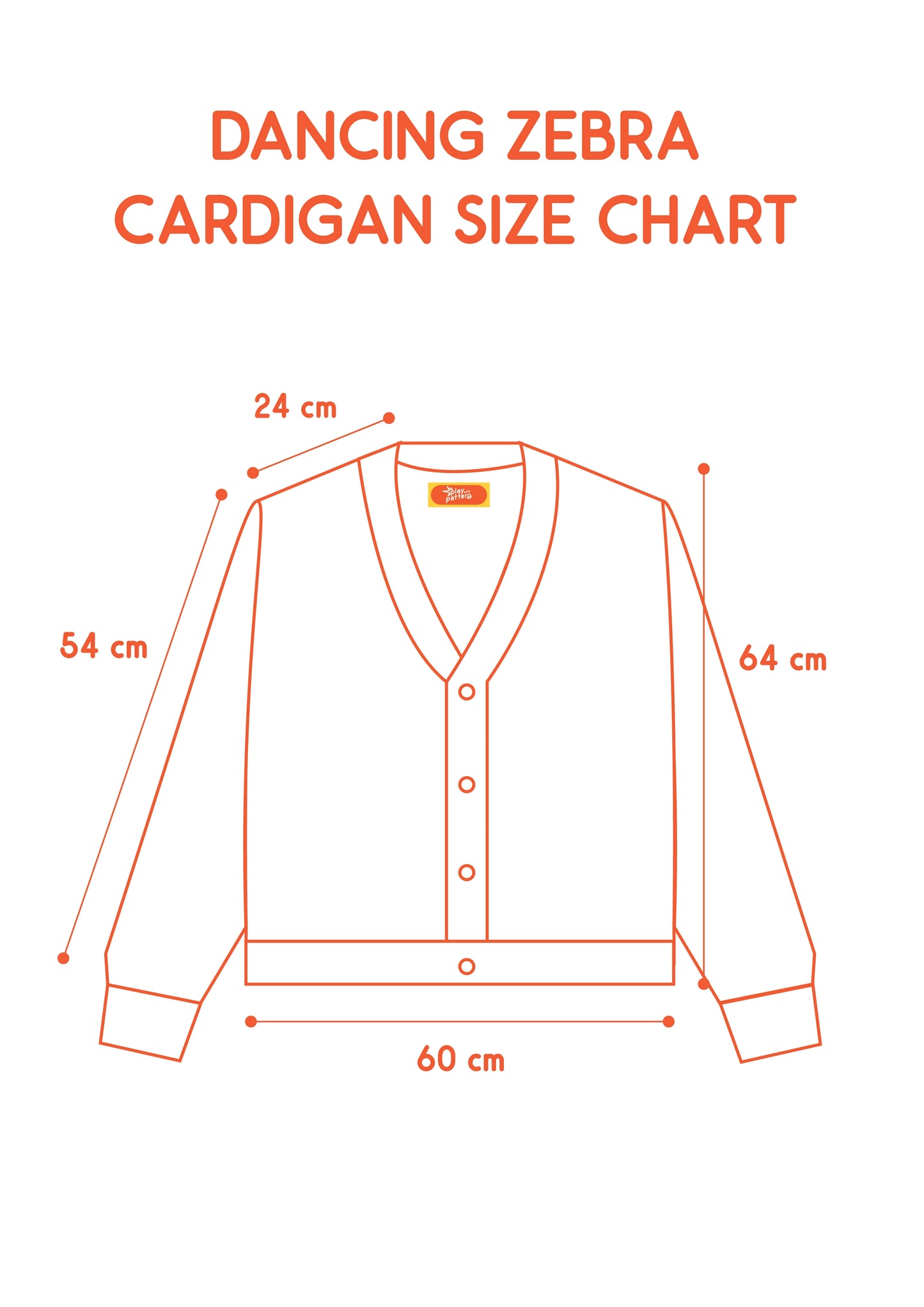 Dancing Zebra Cardigan