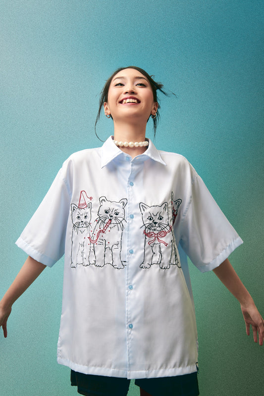 Cat Roulette Shortsleeve Shirt