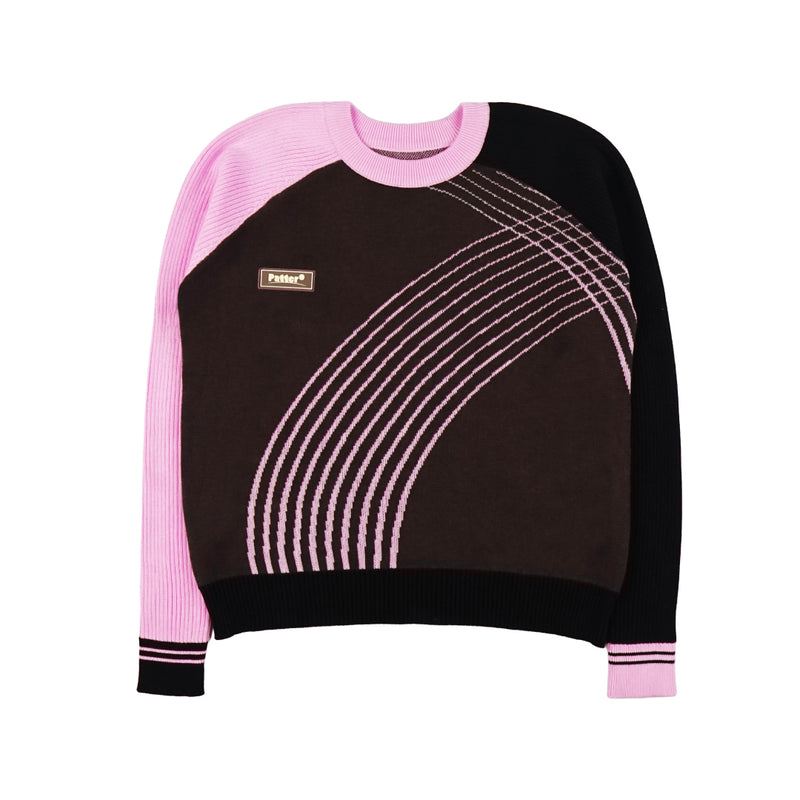 Belle Femme Cross Sweater - Dark