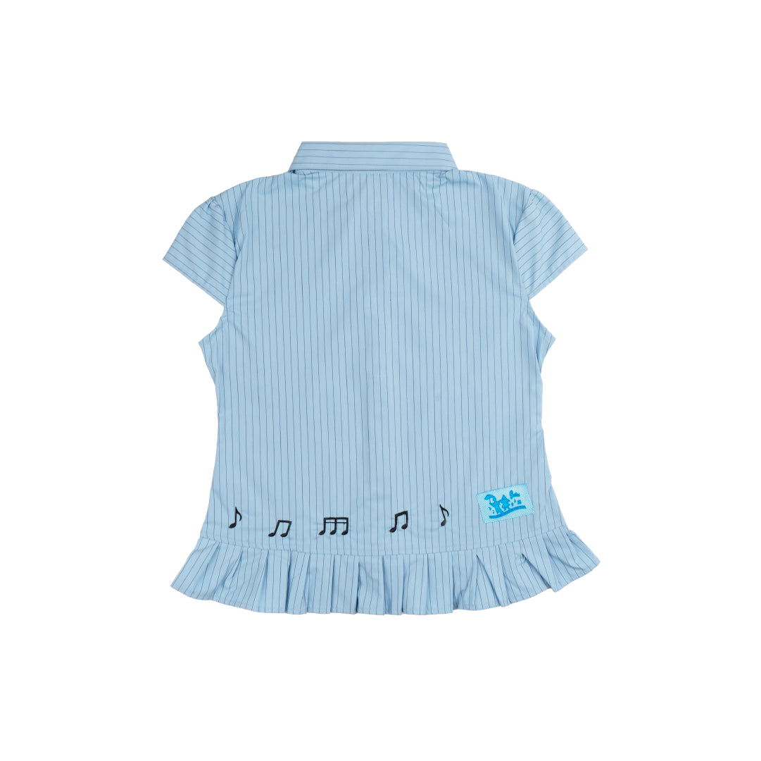 Pattero - Lingering Song Notes Fitted Shirt