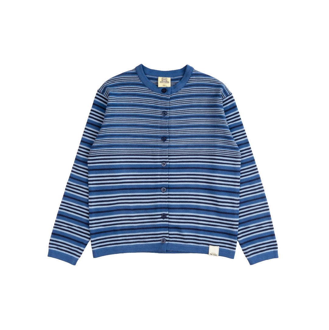 Pattero - Drizzle Knit Stripe Cardigan