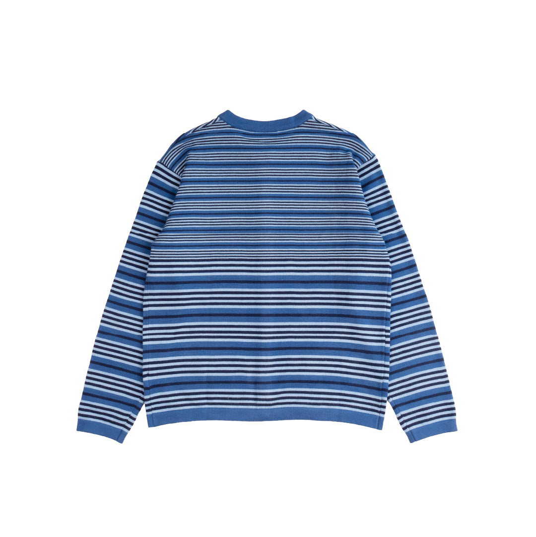 Pattero - Drizzle Knit Stripe Cardigan