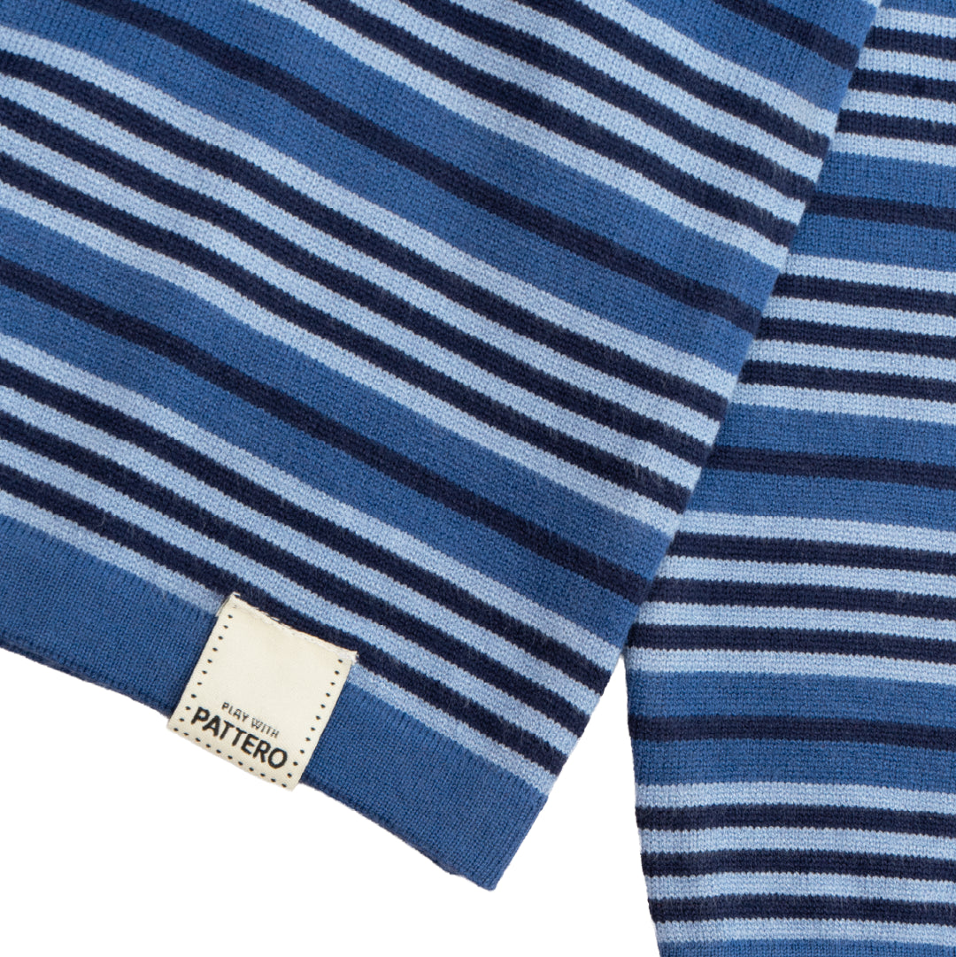 Pattero - Drizzle Knit Stripe Cardigan