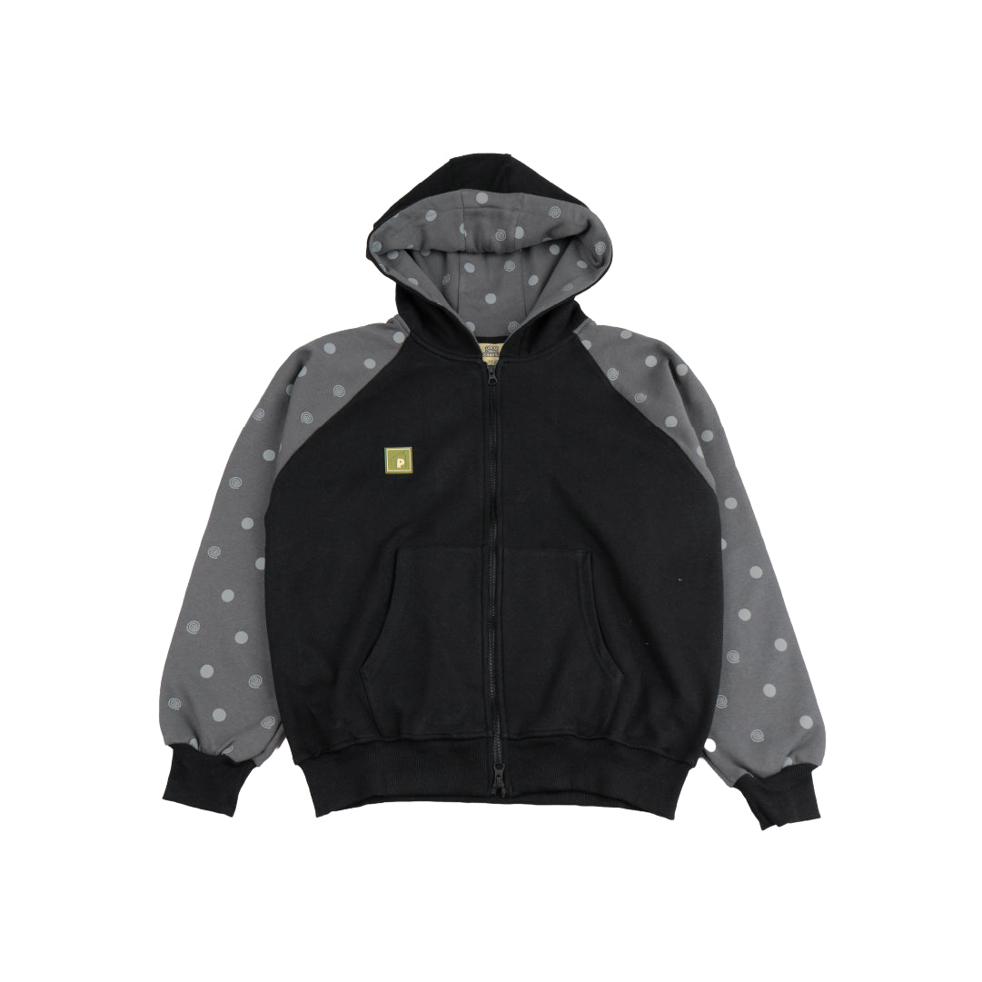Pattero - Spiral Dots Stone Fleece Hoodie