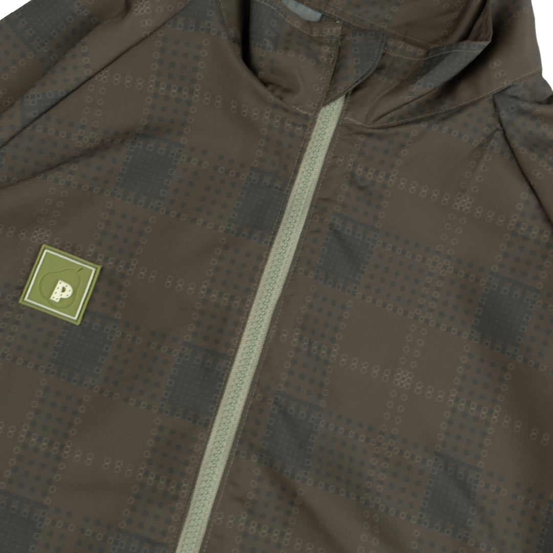 Pattero - Oak Ring Dots Plaid Packabale Jacket