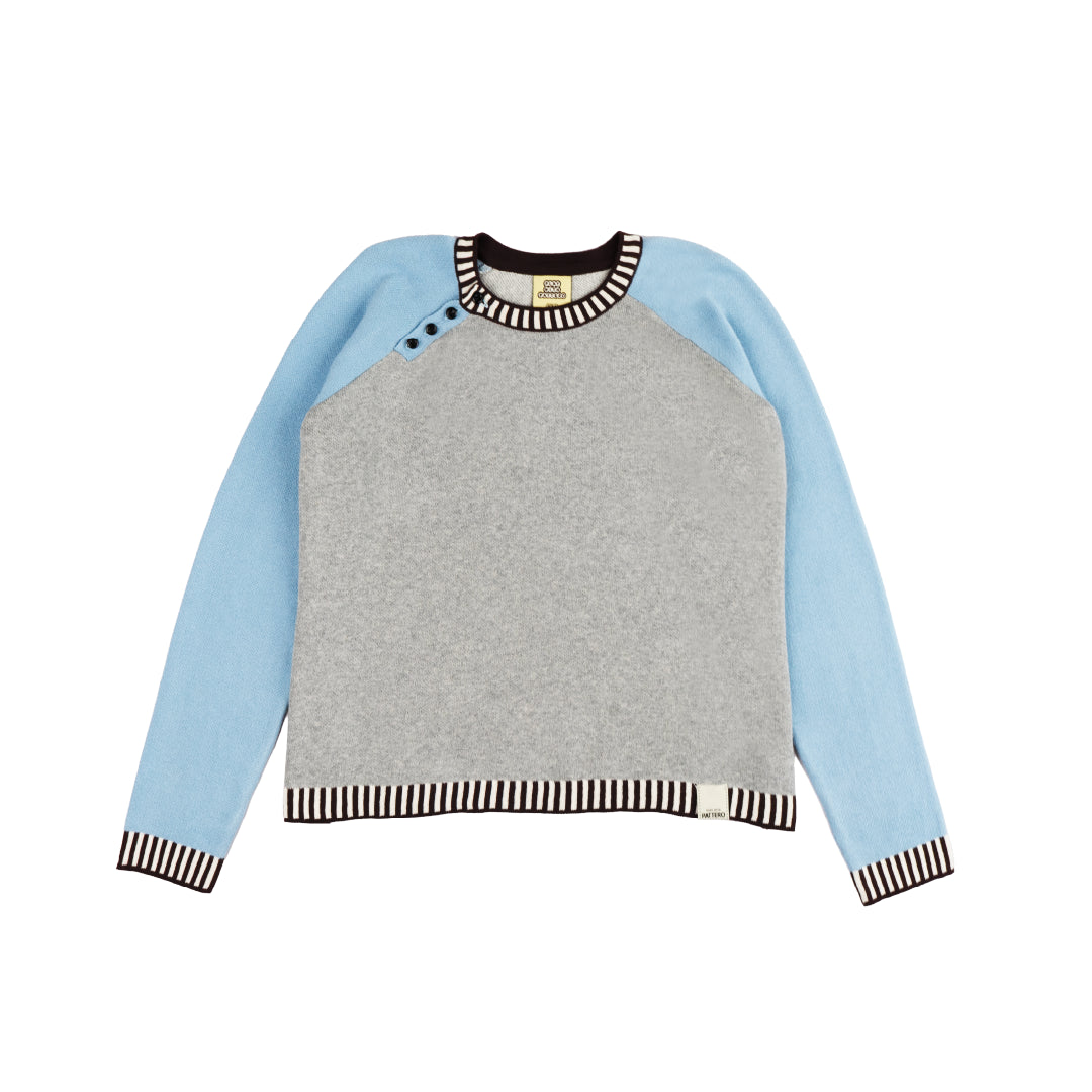 Pattero - Henley Blue Hush Knit