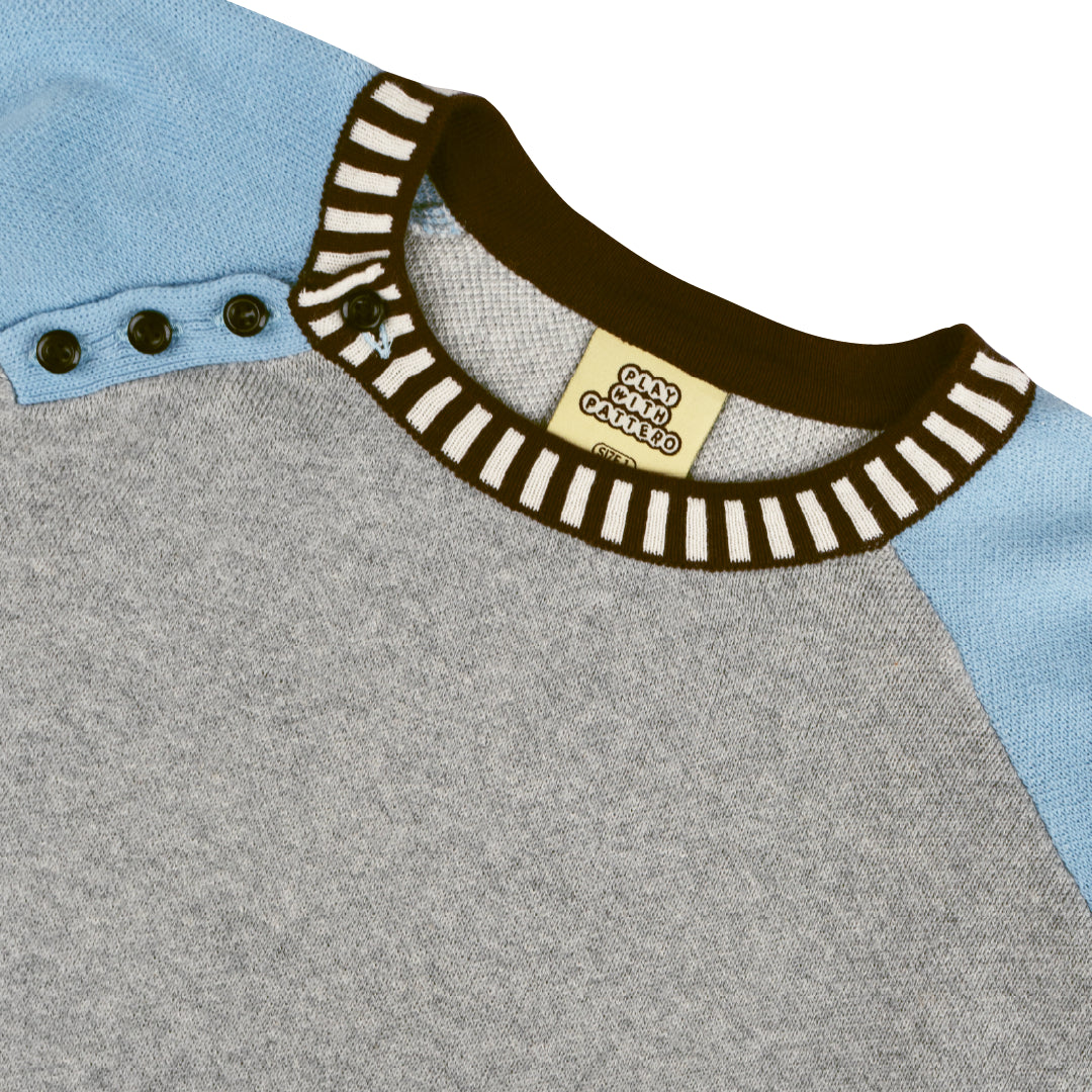 Pattero - Henley Blue Hush Knit