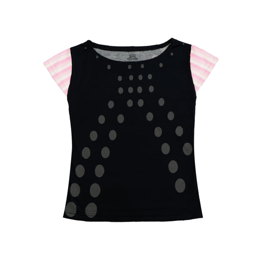 Organic Cotton Bamboo Polka Flow Tee