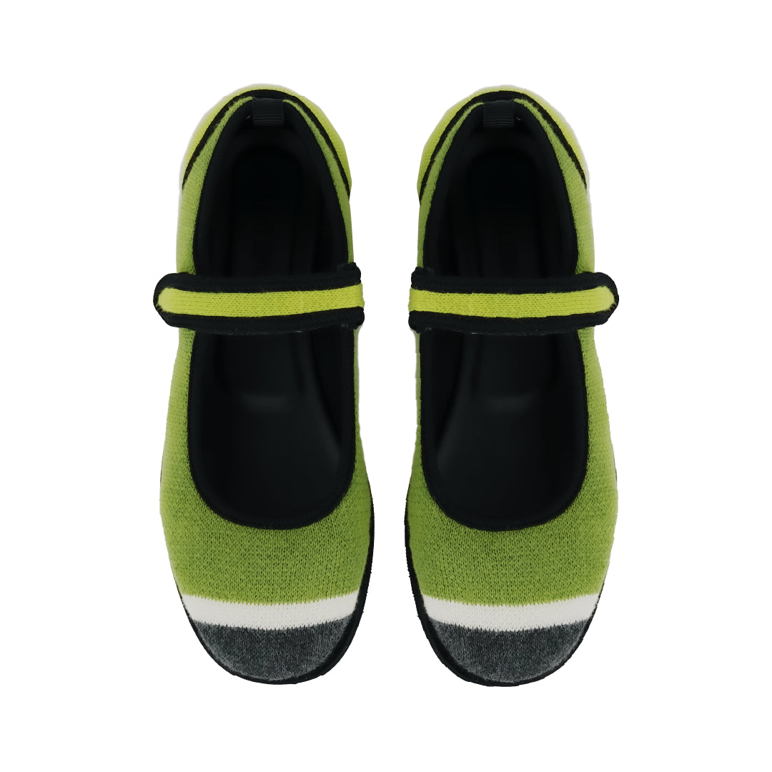 Lucky Tappy Lushly Mary Jane Flat Shoes - Avocado/Lime