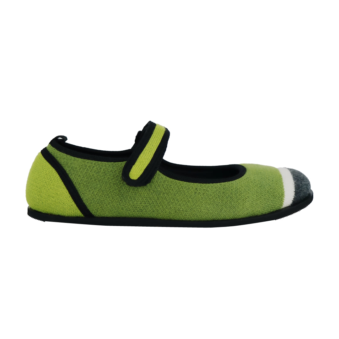 Lucky Tappy Lushly Mary Jane Flat Shoes - Avocado/Lime