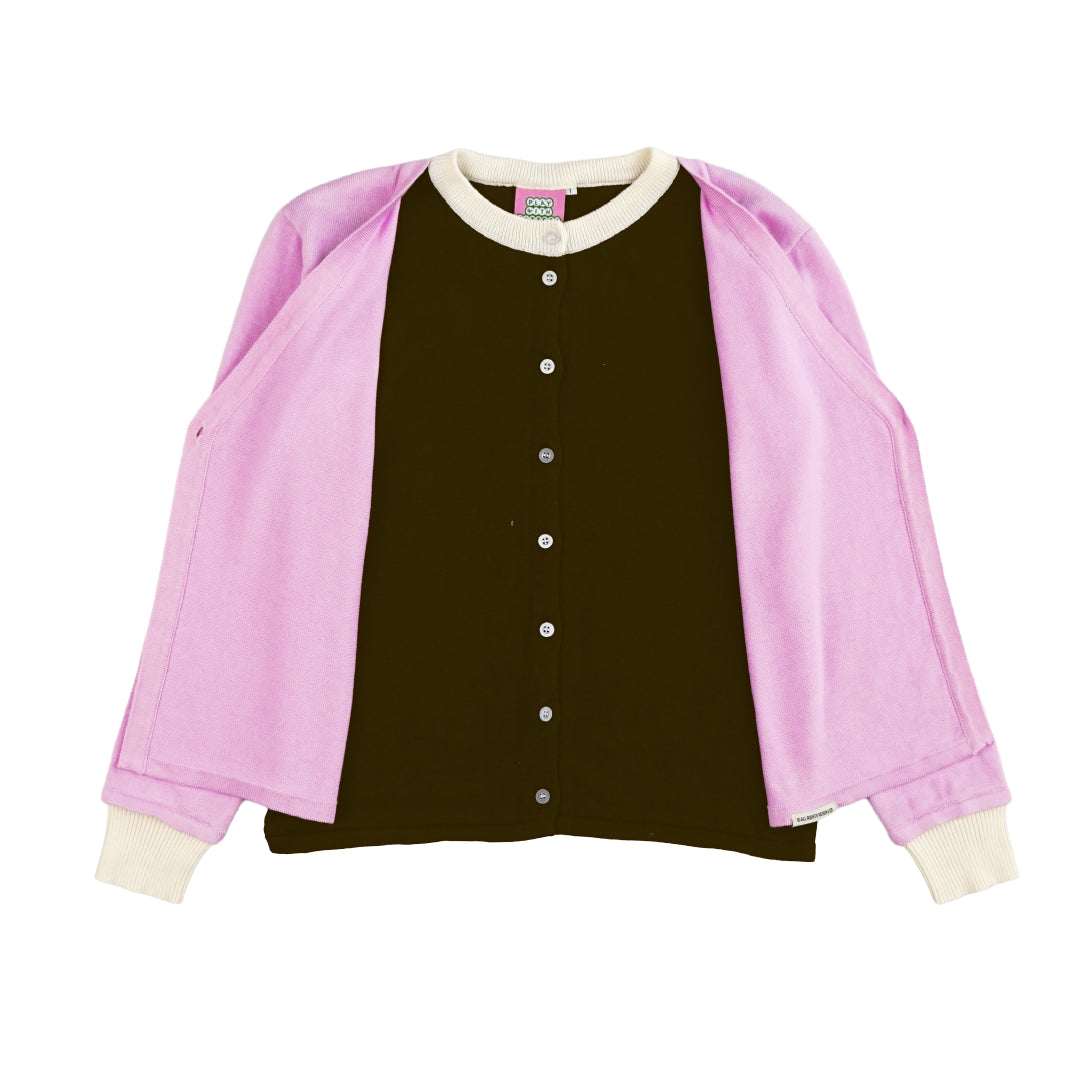 Lumen Layered Cardigan - Strawberry Cream