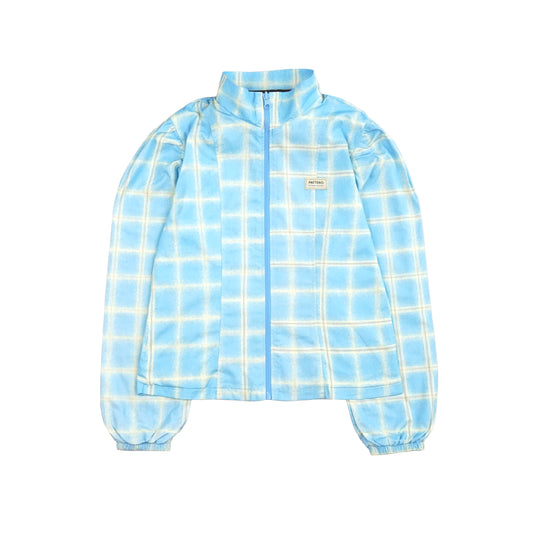 Celeste Plaid Puff Jacket