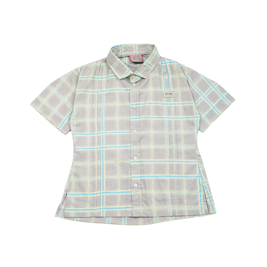 Ash Line Plaid Fitted Shirt