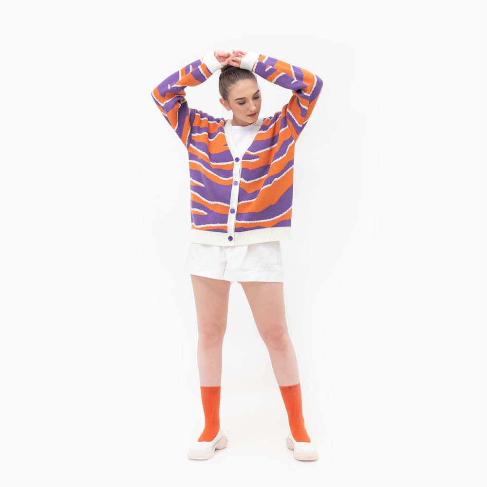 Dancing Zebra Cardigan
