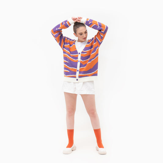 Dancing Zebra Cardigan