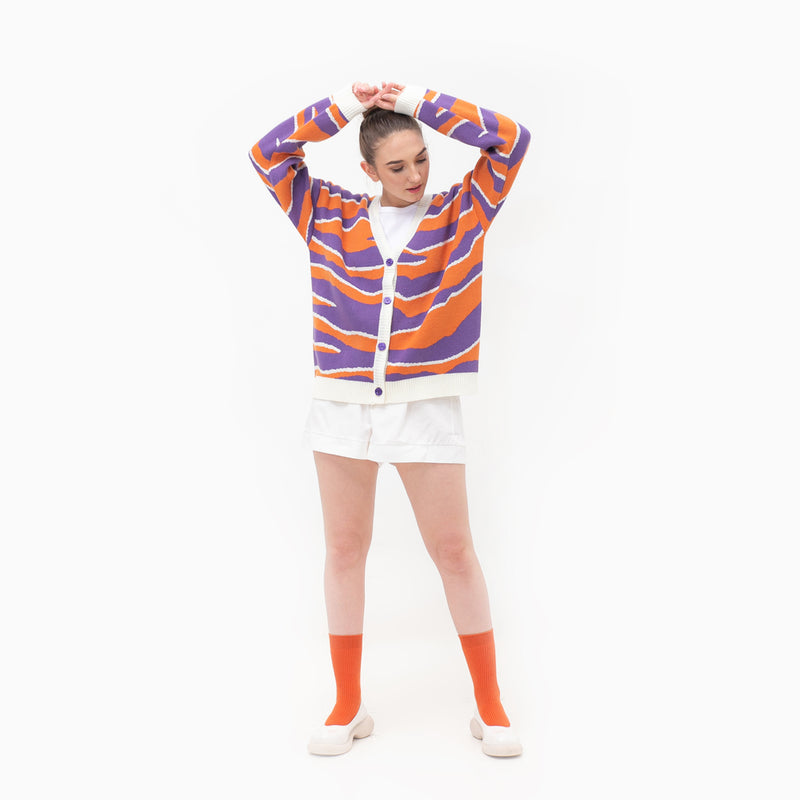Dancing Zebra Cardigan
