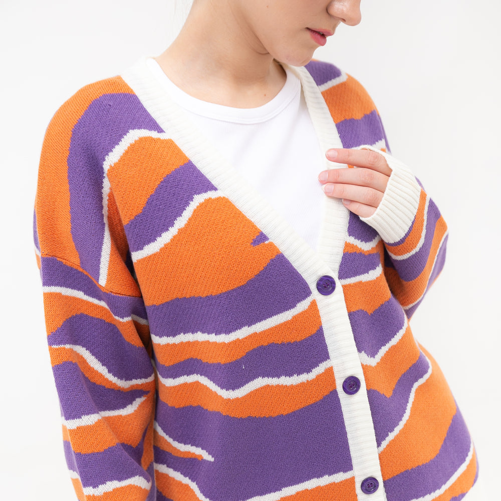 Dancing Zebra Cardigan