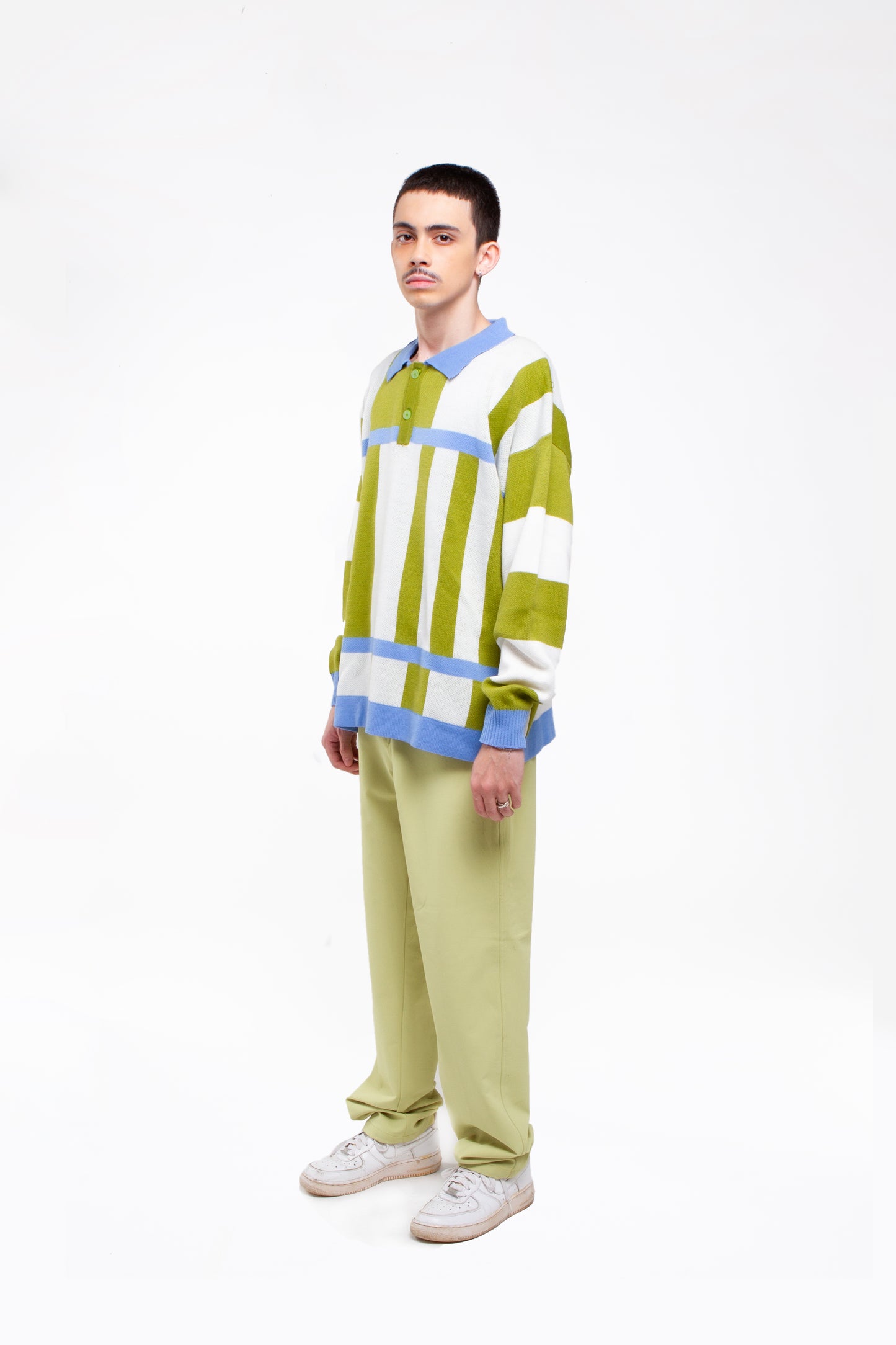 Bookshelf Polo Shirt Longsleeve