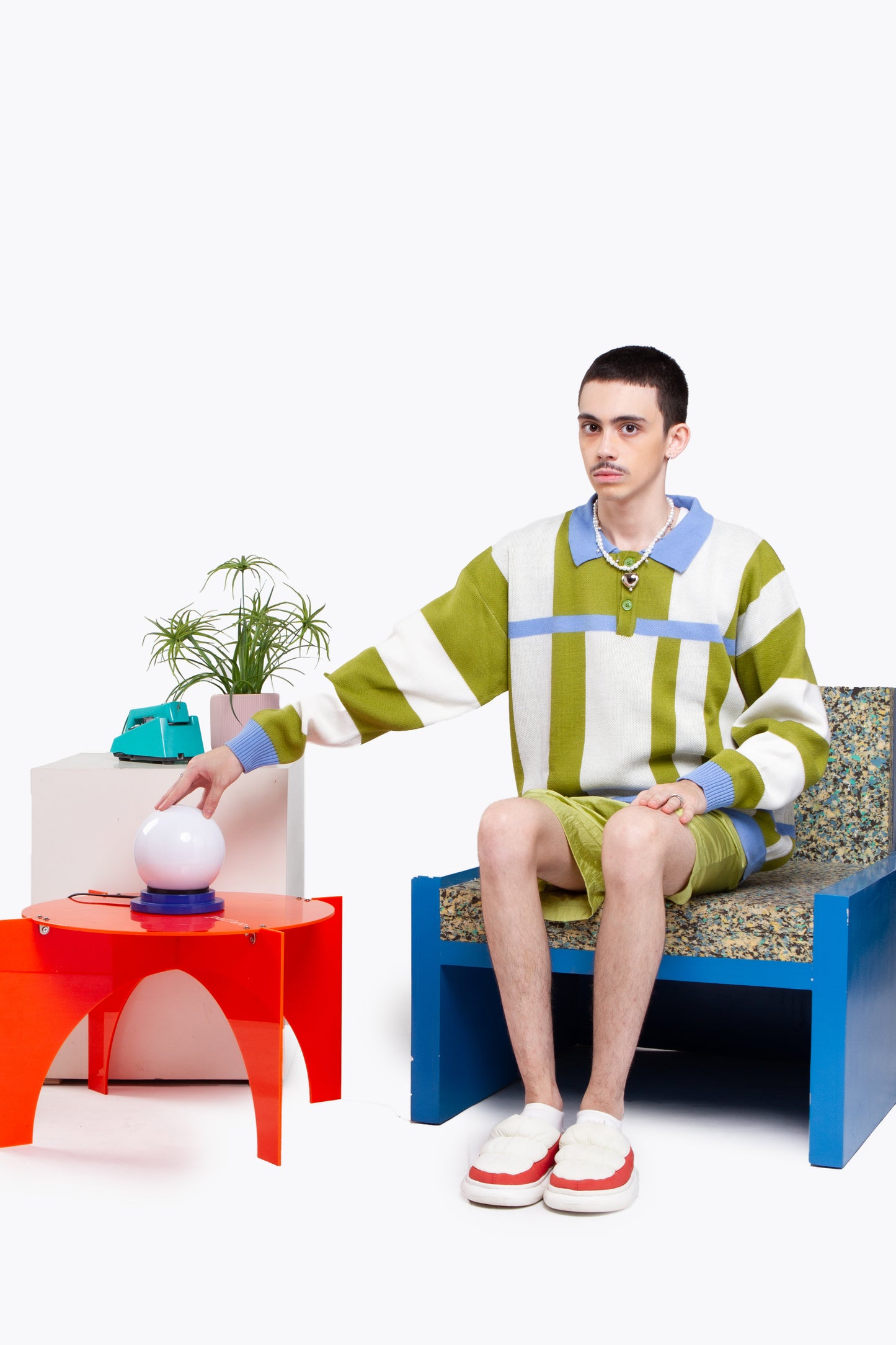 Bookshelf Polo Shirt Longsleeve