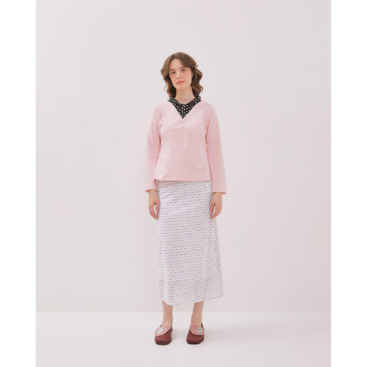 Collar Me Chic Sweater/Shirt - Pink