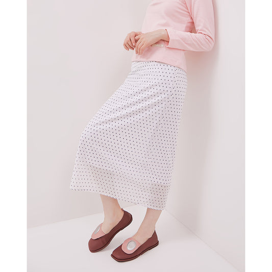 Stellar Bloom Skirt - White